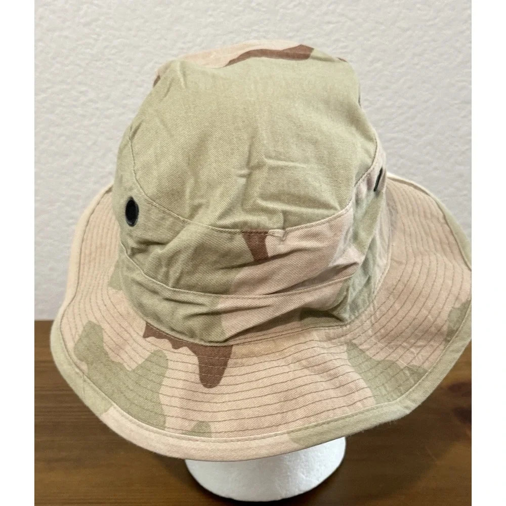 US Military Issue USGI Boonie Hat Hot Weather Desert Camouflage Type II Sz 7 1/4